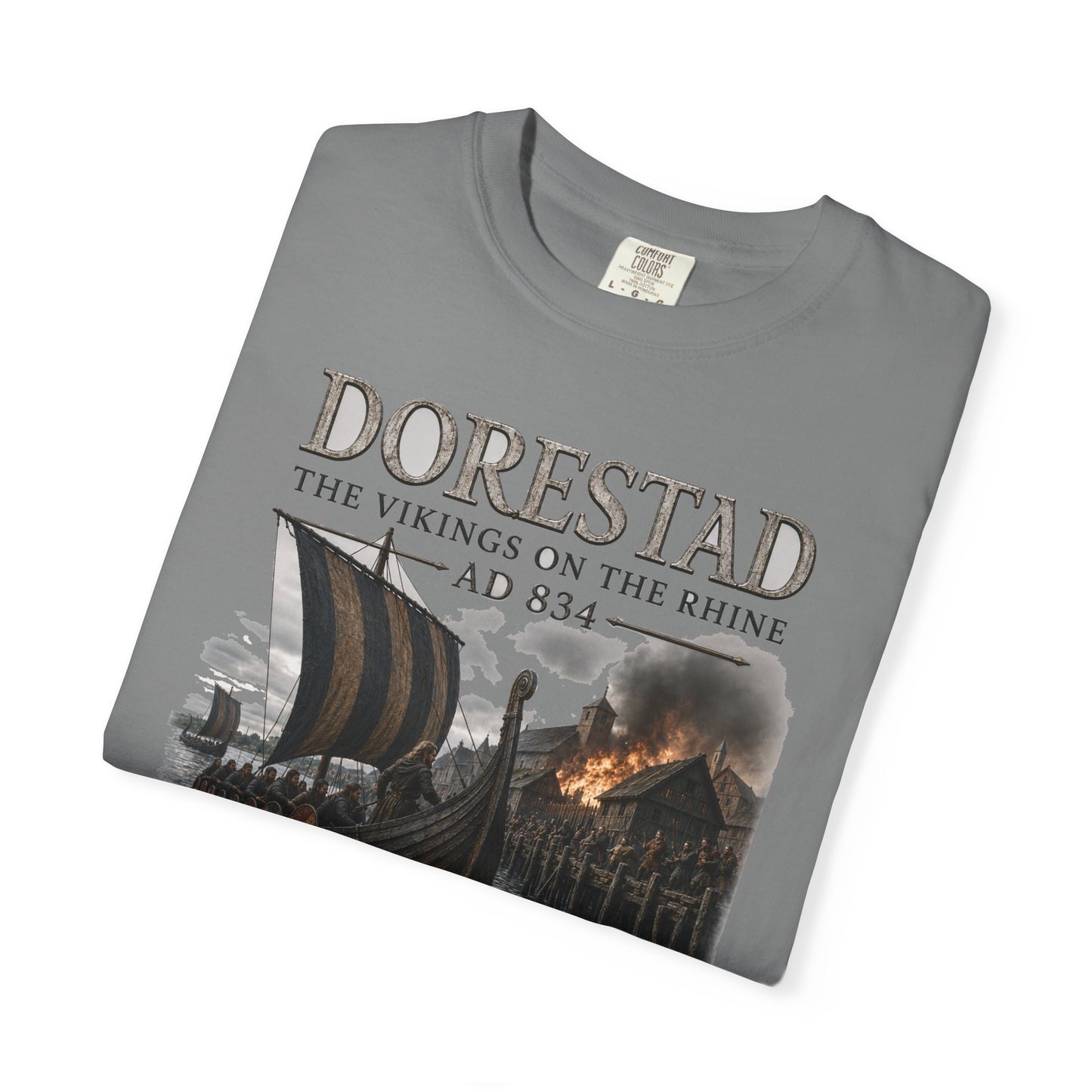 Dorestad T-Shirt — Vikings on the Rhine AD 834 Tee (WSoH)