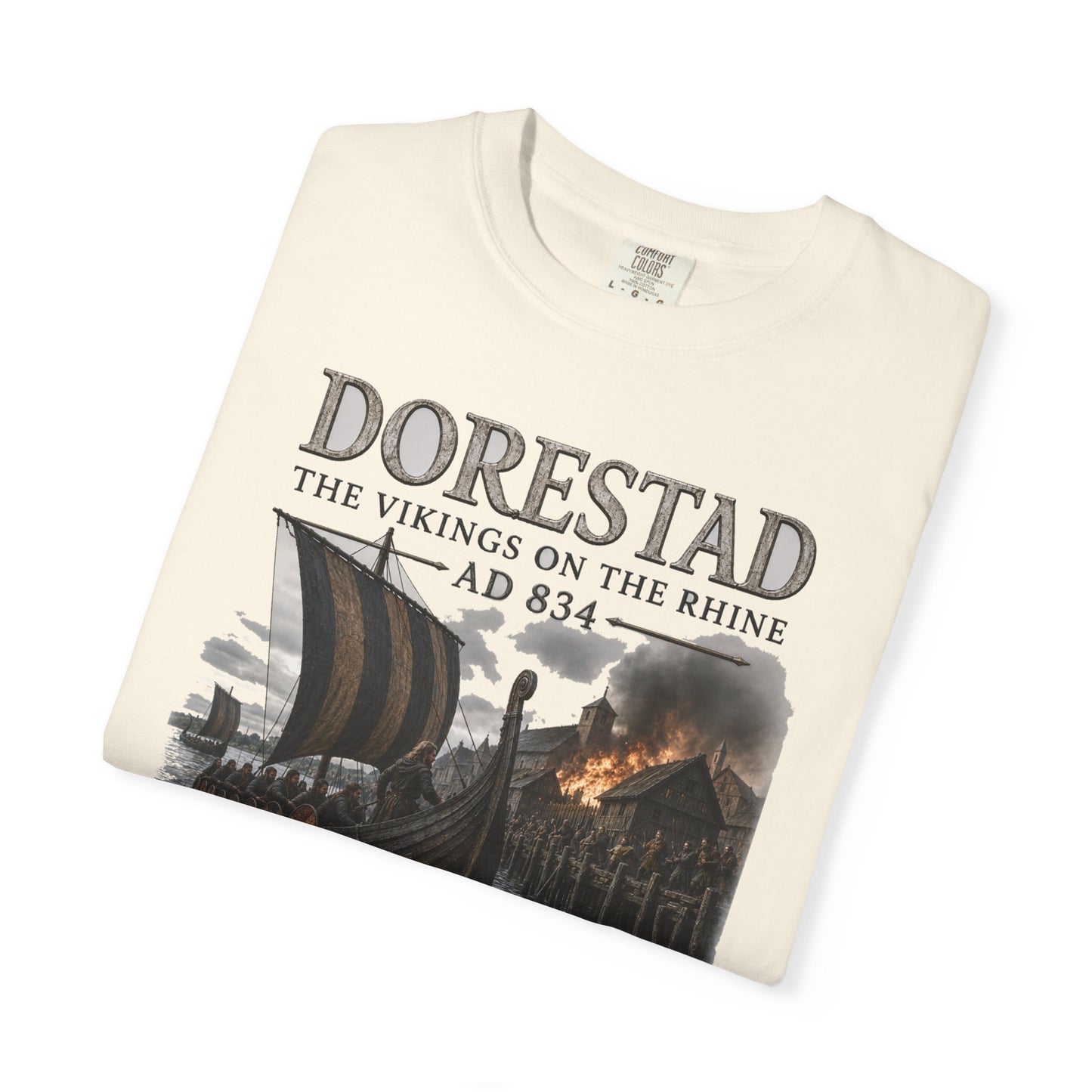 Dorestad T-Shirt — Vikings on the Rhine AD 834 Tee (WSoH)